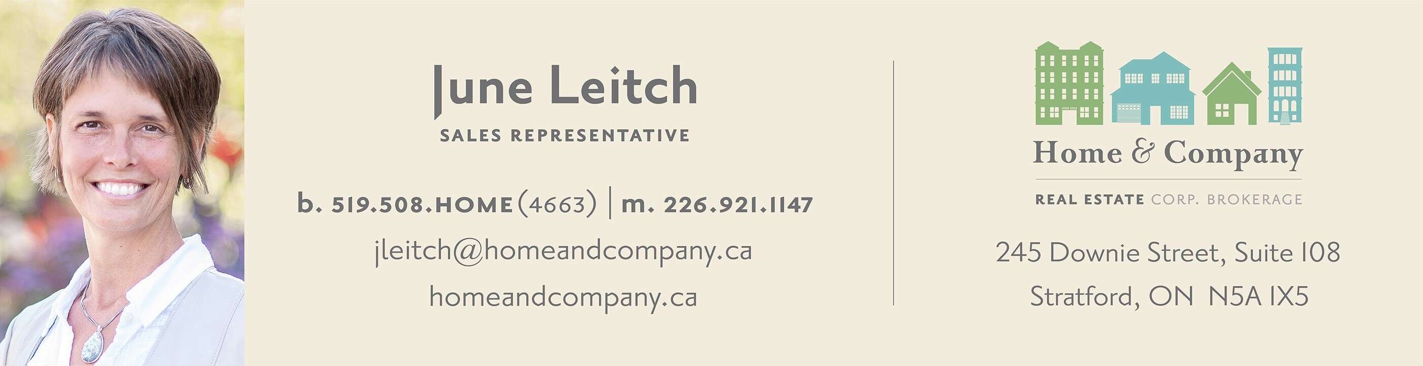 June Leitch, Home and Company Realty